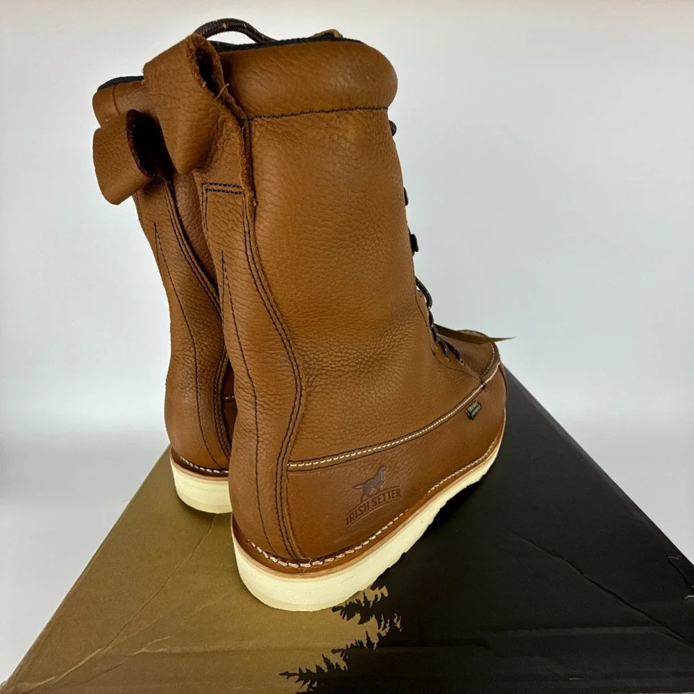 Irish Setter Wingshooter 896 Brown Leather Boots‎ Mens 11 E2 Waterproof 400g